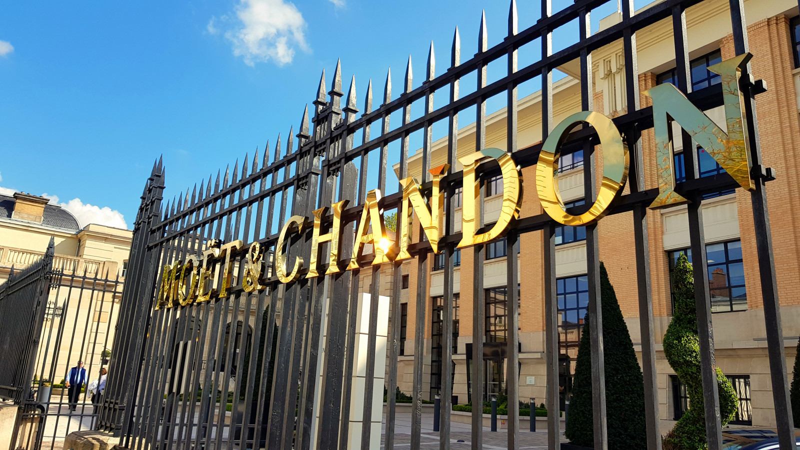 Moet Chandon Champagne House on Rue de Champagne in Epernay France