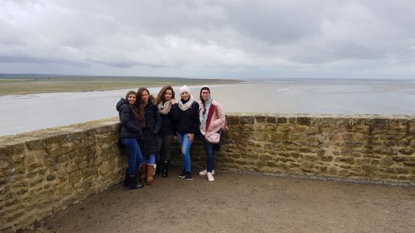 Mont st Michel terrace